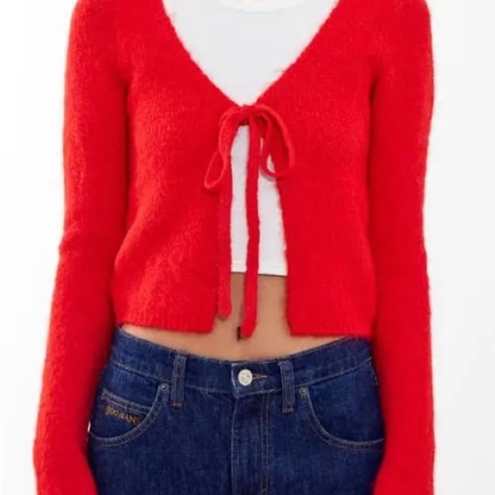 BDG Tie-Front Cardigan